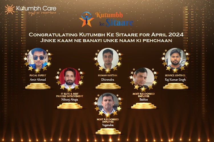 Kutumbh Ke SItaare Reward & Recognition Program for April 2024